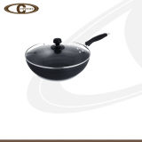 Black Non-Stick Coating Wok with Lid