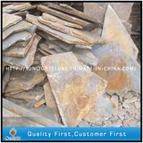 Irregular Flagstone Rusty Slate for Outside Garden Decoration