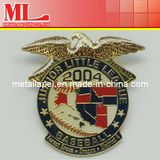 Hot Baseball Enamel with Epoxy Lapel Pin/Eagle Badges (MLW-050514-145)