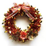 Christmas Wreath (red tinsel)