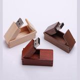 Swivel Wooden Box Shape Memory Disk