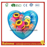 Mini Stamp in Heart Shape PP Box Packing