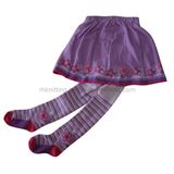 Girl's Cotton Pantyhose/Tights with Skirt (TS-1)