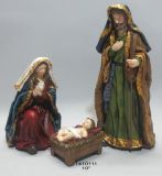 Polyresin/Resin Christmas Jesus Sculpture Decoration