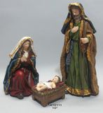 Polyresin/Resin Christmas Jesus Sculpture Decoration