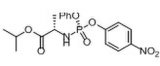 L-Alanine, N-[ (S) - (4-nitrophenzoxy) Phenoxyphosphinyl]-, 1-Methylethyl Ester