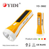 Solar Charging Rechargeable Torch Rechargeable LED Flashlight