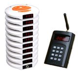 Wireless Electronic No Installation Restaurant Waiter Call Customers Buzzer