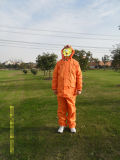 High-Visible190t Polyester/PVC Rainsuit for Riding