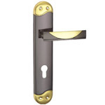 Zinc/Iron Plate Zinc/Alu Handle Mortise Plate Door Lock Hb9904-96 Bn
