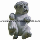 Grey Granite Stone Animal Carving Sculpture
