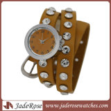 Vogue Long Strap Leather Watch for Ladies