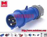32A 2p+PE IP44 European Standard Industrial Plug (MN3301)