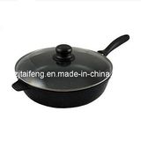 Deep Nonstick Cast Aluminum Fry Pan