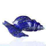 Natural Lapis Lazuli Snail Carving #AA80