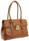Flap Satchel Leather Bags (1201004001S3) 