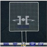 Galvanized Square Barbecue Grill Netting with Handle