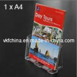 A4 Single Level Table-Top Leaflet Dispenser Brochure Holder