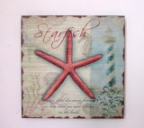 Wooden Starfish Wall Art Decoration Wall Plaques (SFW2506)