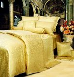 100% Luxury Mulberry Silk Jacquard Bedding Set (GE-100016)