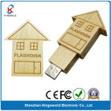 House Style Wood USB Flash Disk