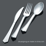 Disposable Plastic Cutlery/Metal Coated Plastic Cutlery/Silver Coated Plastic Cutlery