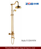 High Quality Pure Brass Exposed Shower System (Y12019TN)