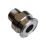 CNC Machining Service Chrome Brass Stainless Steel Tri-Clover Sanitary Flat Pipe Clamp Fitting