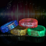 Music LED Bracelet Promotion Gifts with Logo Print (4011)