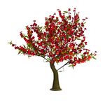 LED Artificial Plum Blossom Flower Bonsai Tree with Light