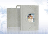 Leather Bookbound Self Adhesive Photo Album with Case (MG0054)