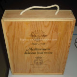 New Design and Hot Sell Wooden Wine Box (FJLW048)