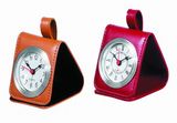 Leather Travel Clock (KV709)