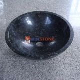 Shanxi Black Round Polished Granite Sink