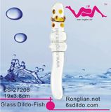 6s Glass Dildo--Fish Pyrex Sex Dildo Handmade Glass Dildo Beautiful Animal Dildo 6s-27208