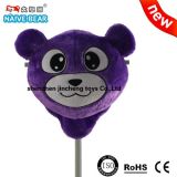 Purple Pickable Plush Electric Toy Car with Battery