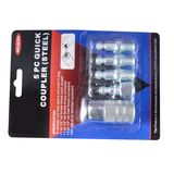 5 PC Quick Coupler Kit (Zinc Alloy)