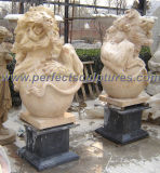 Garden Stone Granite Marble Lion Sculpture for Animal Statue (SY-D065)