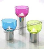 Glass Tea Light Candle Holder / Glassware (HL3066, HL3067)