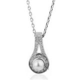 Imitation Pearl Austrian Crystal Necklace Fashion Jewellery