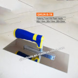 B-18 Rubber Plastic Handle Mirror Polished Platering Trowel