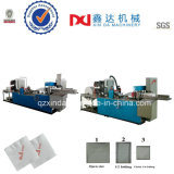 Automatic Embossing Serviette Tissue Printing Interfold Square Napkin Paper Processing Machine