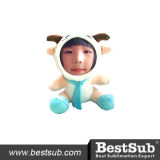 Bestsub 12cm Pleasant Sheep Plush Promotional 3D Toy Face Doll (BS3D-B04)