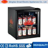 Beverage Cooler Mini Fridge Compact Glass Door Can Refrigerator