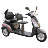48V Motor Tricycle with Two Saddles and Basket (TC-018B)