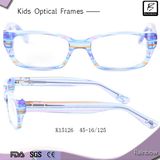 Stripe Designer Crystal Child Eyewear with Wide Temples (K15126)