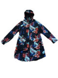 Colourful Reflective Hooded PVC Raincoat for Woman