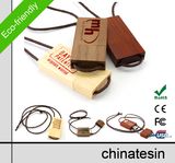 8GB Lanyard Wooden USB Flash Disk