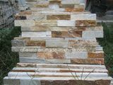 Popular P014 Golden -Yellow Slate Stone Veneer Panel