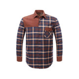 Flannel Casual Long Sleeve Men's Shirt (WXM1170)